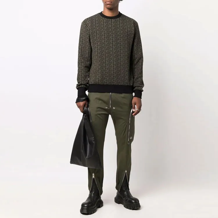 BALMAIN Sweaters Men Green-3