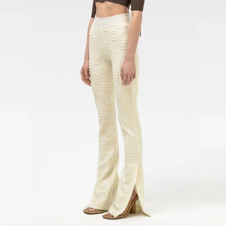 AMBUSH Monogram Flare Leggings 'Flan'-3