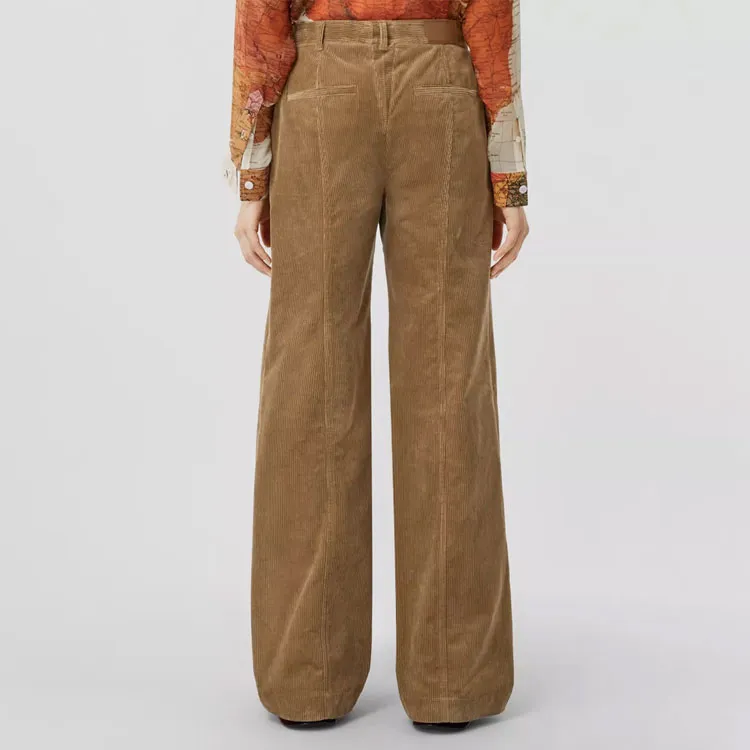 Burberry Wide leg Corduroy Trousers-3
