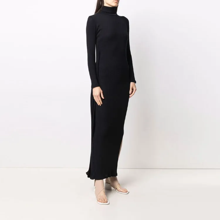 MM6 Maison Margiela Roll neck Maxi Dress-3