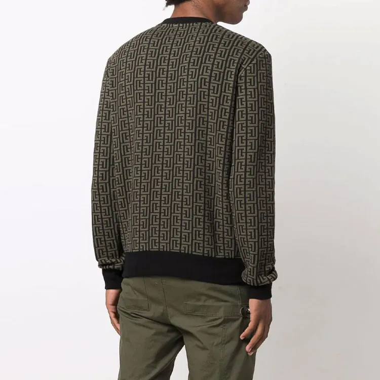 BALMAIN Sweaters Men Green-4
