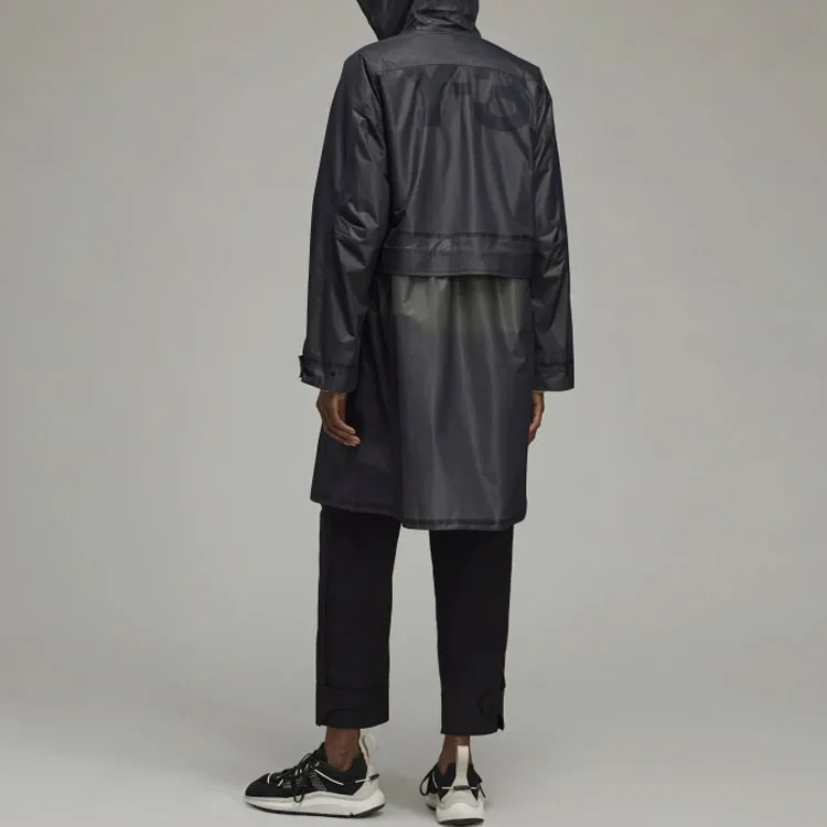 Y 3 Hooded Midi Raincoat-3