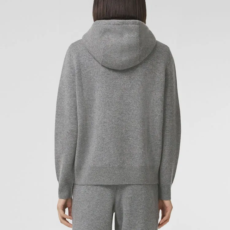 Burberry Sweatshirts Women's Light Heather Gray-2