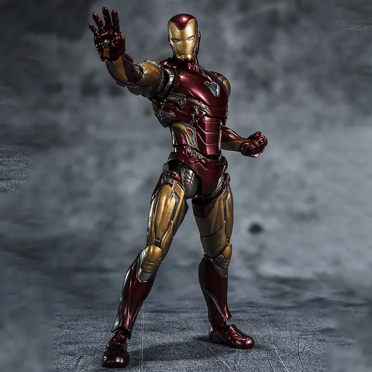 BANDAI SHF Avengers Unlimited Legend Iron Man MK85 Repainted Edition Action Figures-1