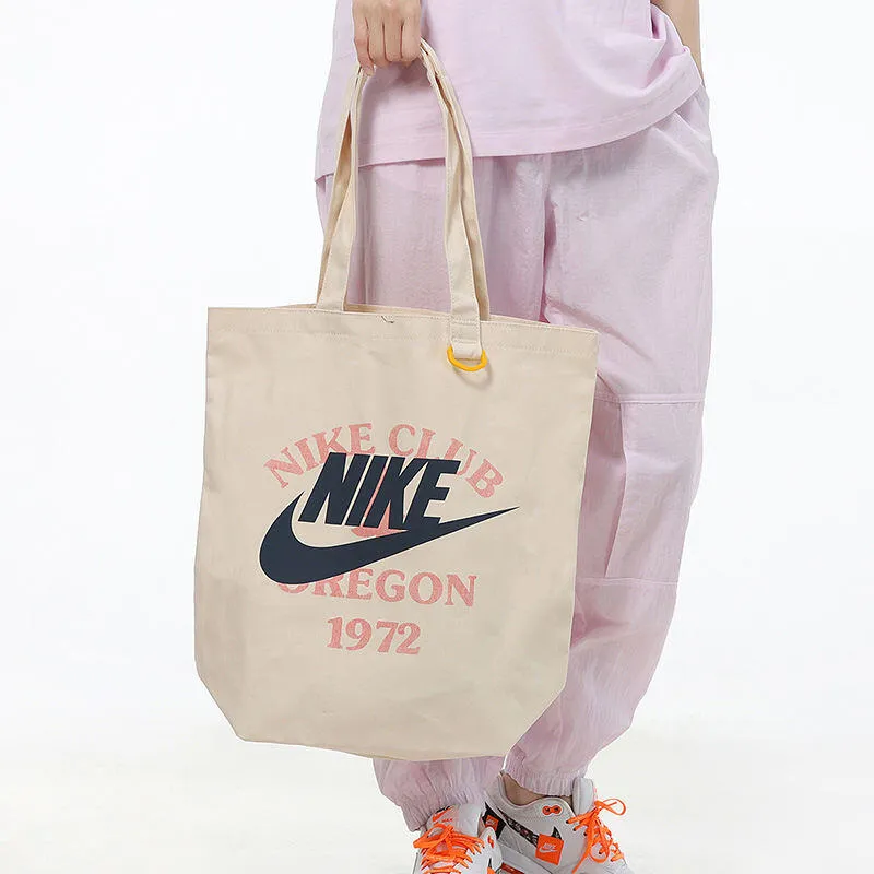 Nike Fabric Shoulder Bag Unisex Ecru-4