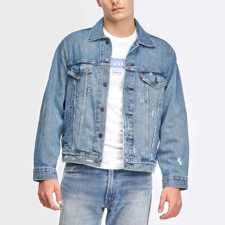 Levi's Denim Jacket Unisex Blue-3