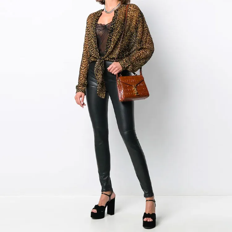 SAINT LAURENT Leggings Women's Black-1
