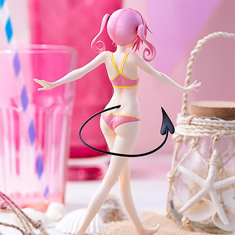 GSC Pup To Love Ru Darkness Nana Asta Debiruk With Base 18cm Scale Figures-4