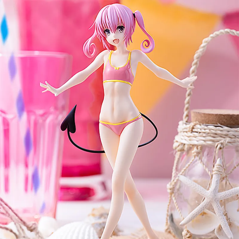 GSC Pup To Love Ru Darkness Nana Asta Debiruk With Base 18cm Scale Figures-3