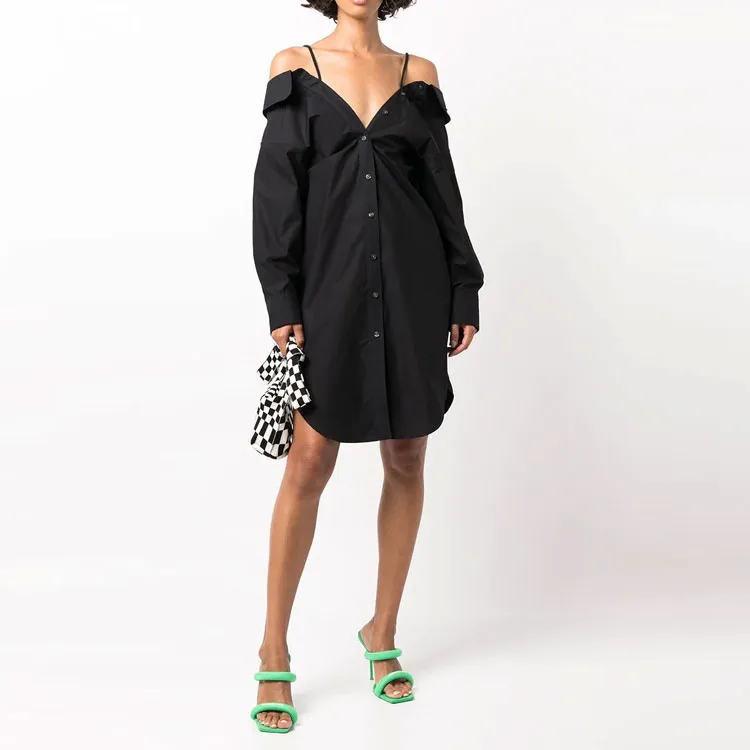 Alexander Wang Long Sleeved Dress Women's Black-1