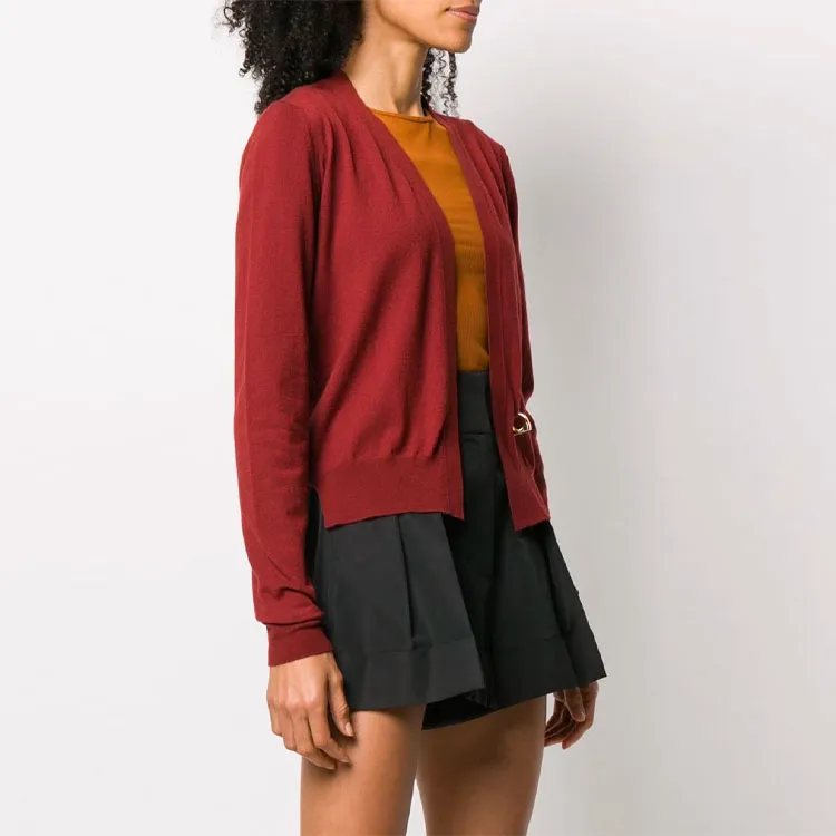Bottega Veneta FW21 Loose Fit Knitwear Women's Red-3