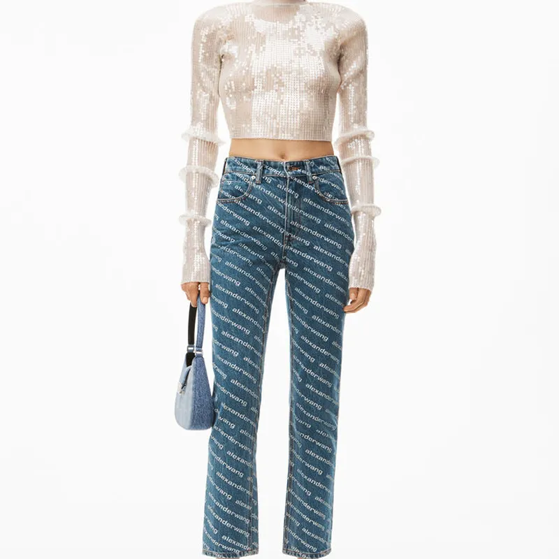 alexander wang Legacy Hobo Denim Bag Small Vintage Light Indigo-5