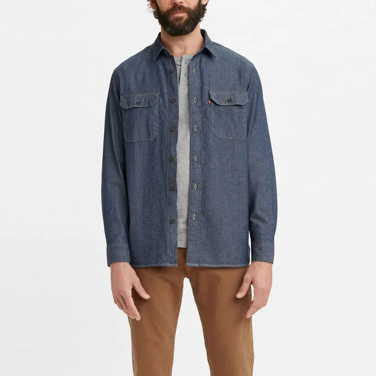 Levis Denim Jackets Men Blue-2
