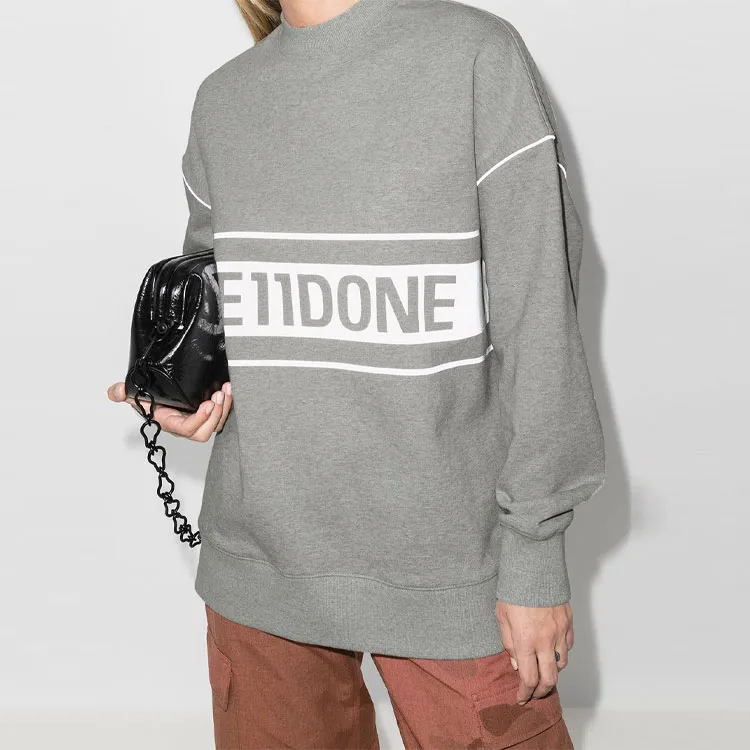 WE11DONE Sweatshirt Unisex Gray-1
