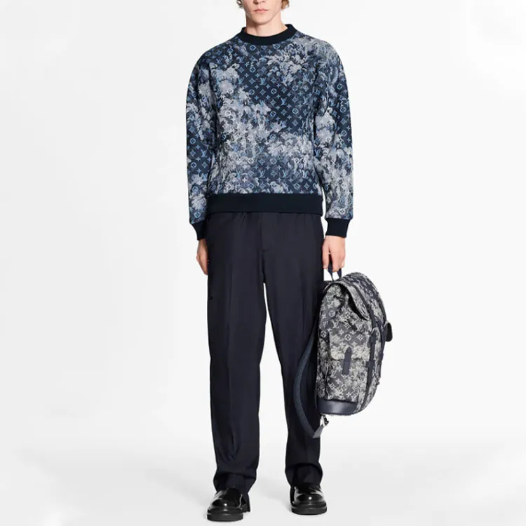 LOUIS VUITTON Sweatshirt Men's Blue-1