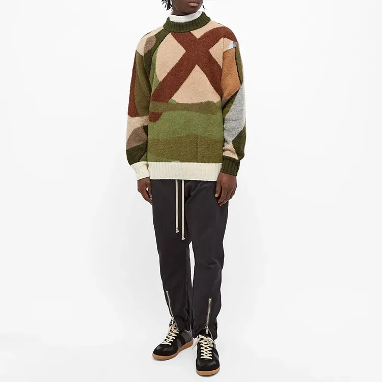 Kaws X Sacai Sweaters Men Green-1