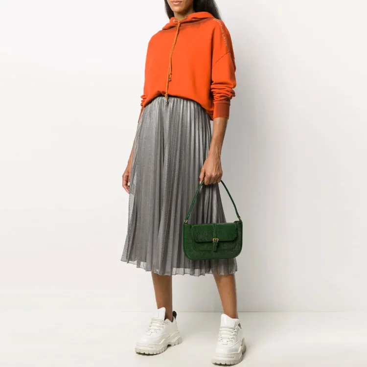Moncler Casual Long Skirts Women's Gray-1
