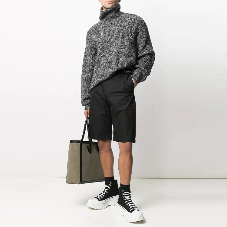 Alexander McQueen Casual Shorts Men Black-1