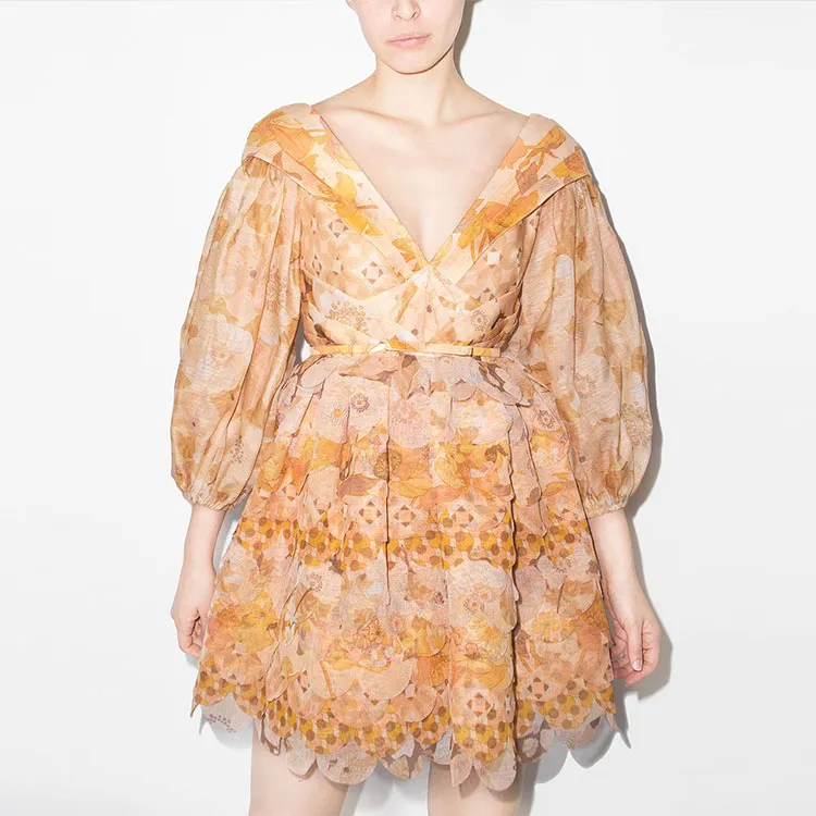 Zimmermann Tempo Puff sleeve Dress-3