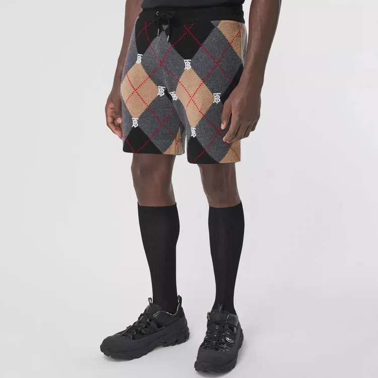Burberry Casual Shorts Men's Camel-2