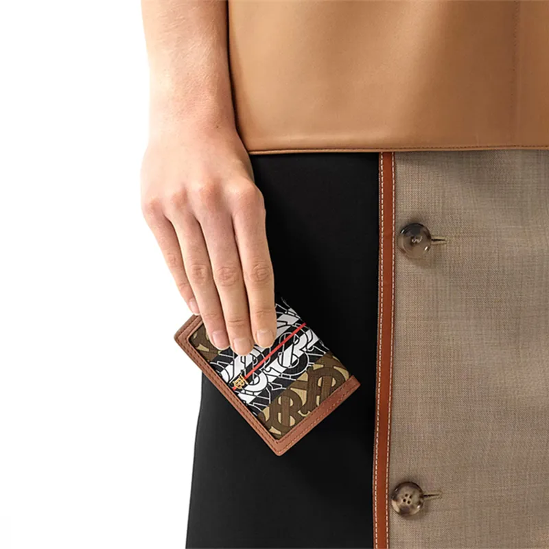 Burberry Polyurethane Shoulder Bag Women's Brown-6
