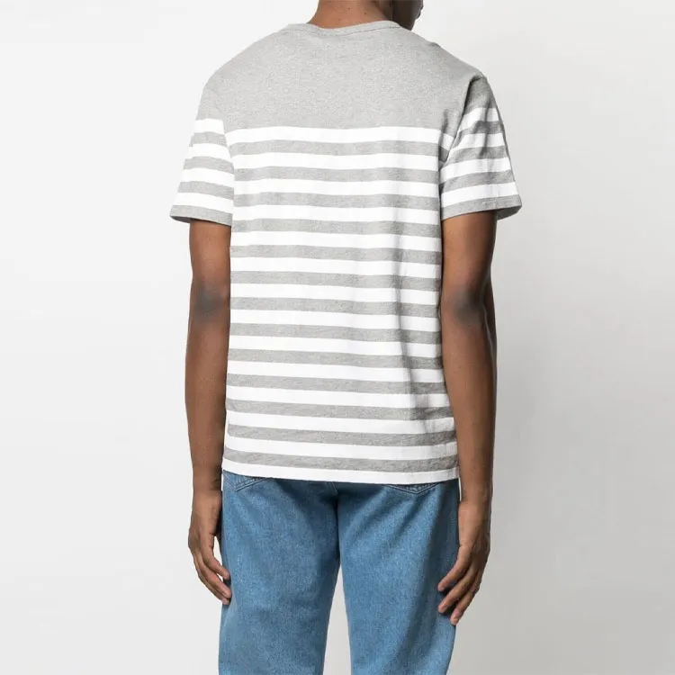 Maison Kitsune T Shirts Unisex Gray-5
