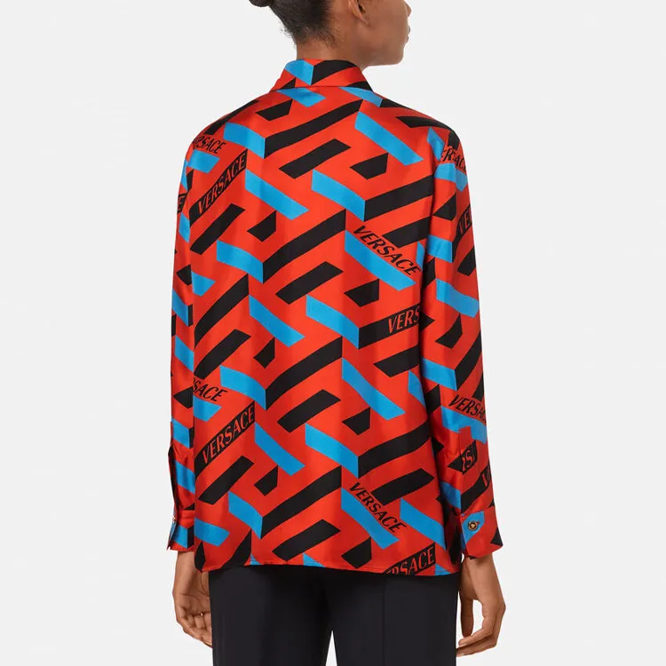 VERSACE Shirts Women's Red-3