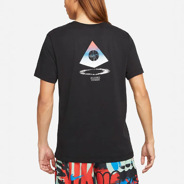 Nike T Shirts Men Black-4