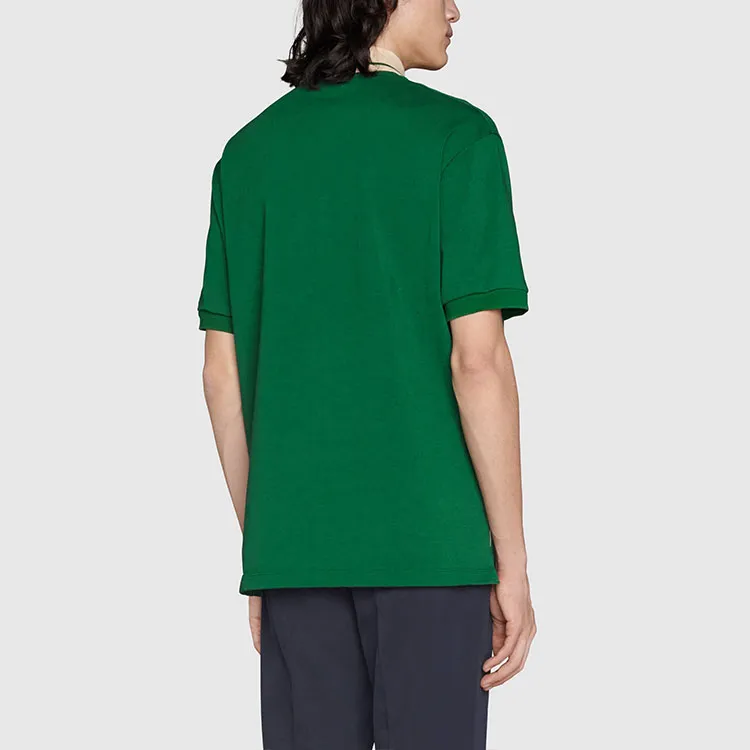 GUCCI Pineapple Collection SS22 Polo Shirt Men's Green-3