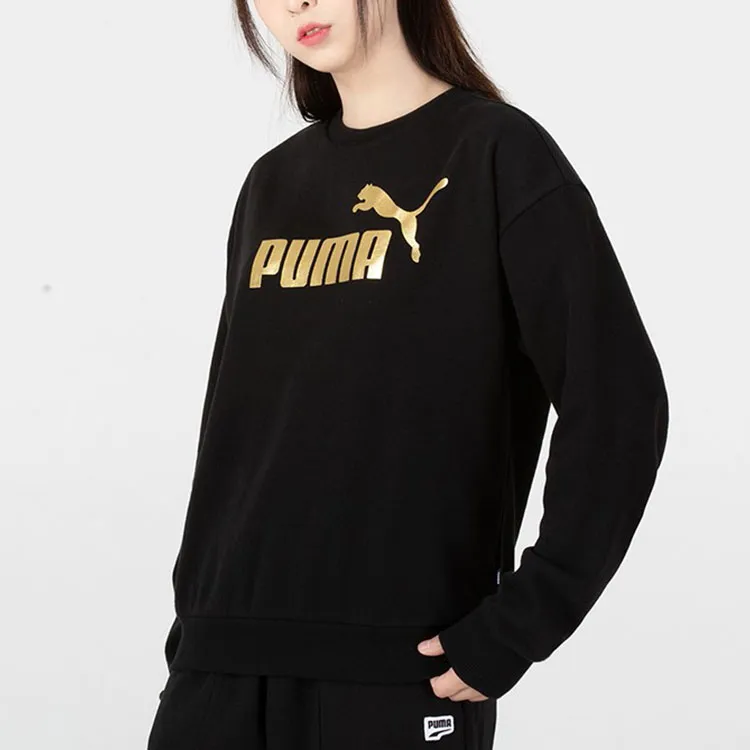 PUMA ESS+ Sweatshirt Women's Black-3