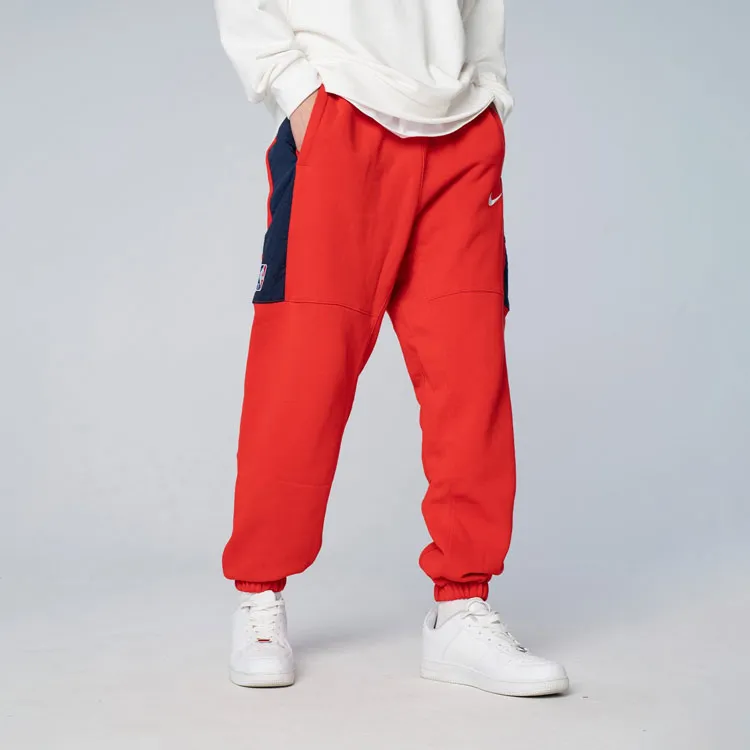 Nike Knitted Sweatpants Men Red-5