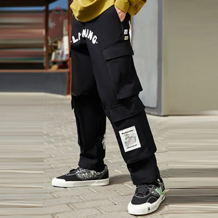 LiNing x Steven Harrington Cargo Pants Men's Black-6