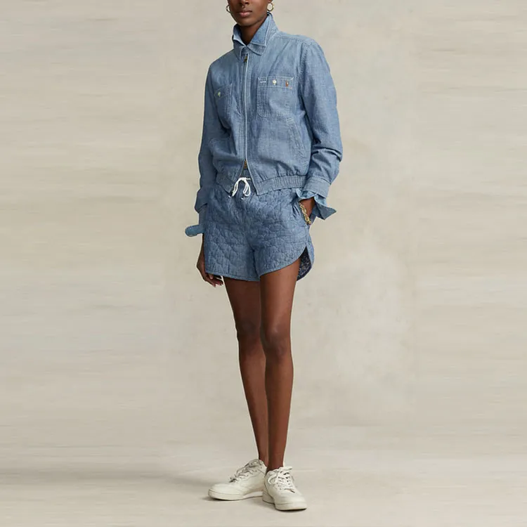Polo Ralph Lauren Trench Coat Women's Blue-3