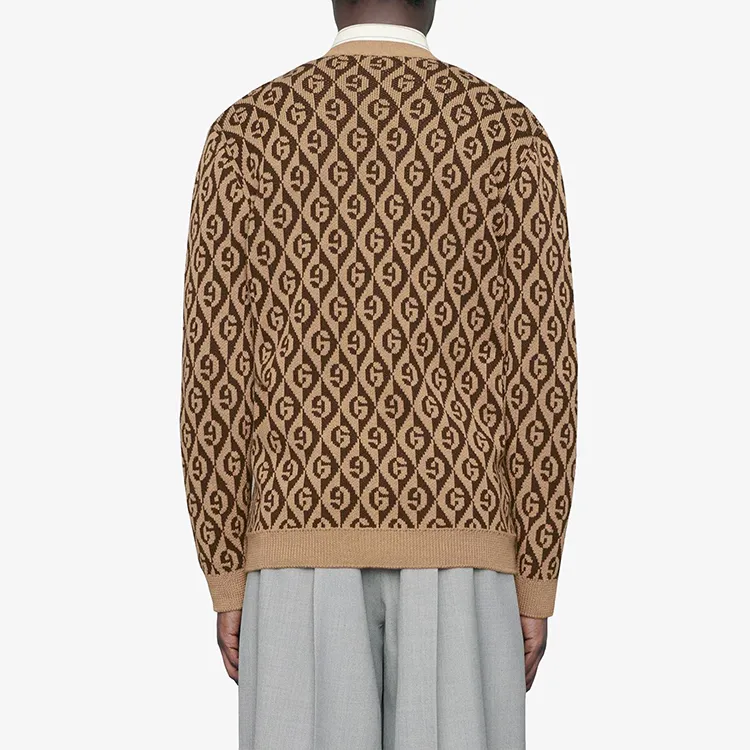 GUCCI SS22 Knitwear Men's Brown-2