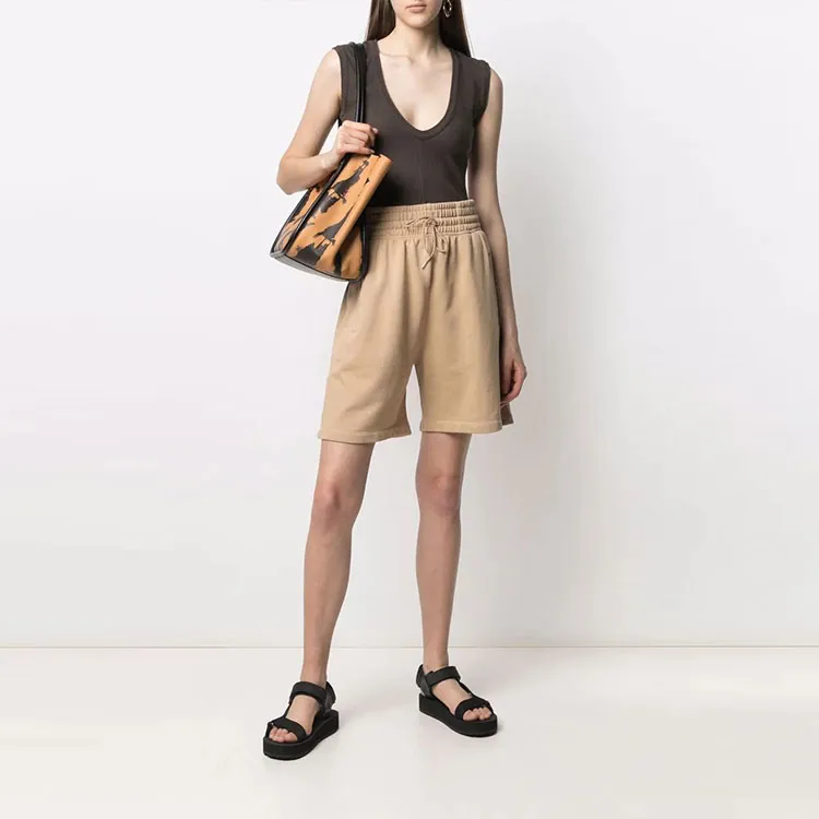 AGOLDE Casual Shorts Women's Khaki-3