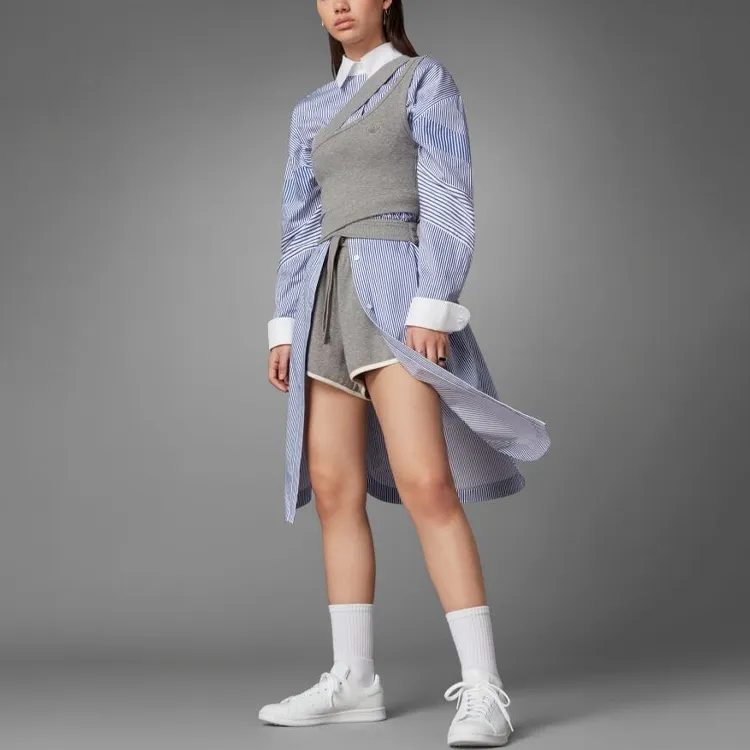 Adidas Originals Blue Version Collection Long Sleeved Dresses Women's Blue-5