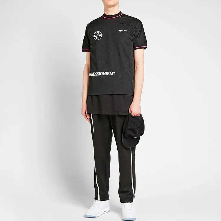 OFF WHITE T Shirt Regular Fit Men's Black-1