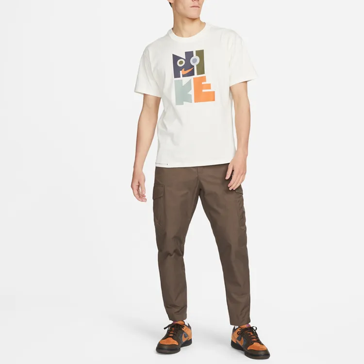Nike T Shirts Men White-3
