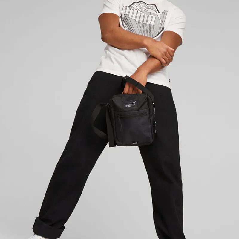 PUMA Polyester Portable Crossbody Bag Shoulder Bag Unisex Black-3