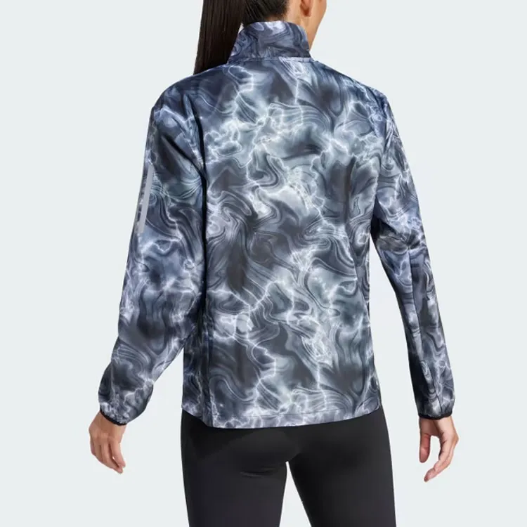 Adidas ALLOVER PRINT Jackets Women's Black/White-2