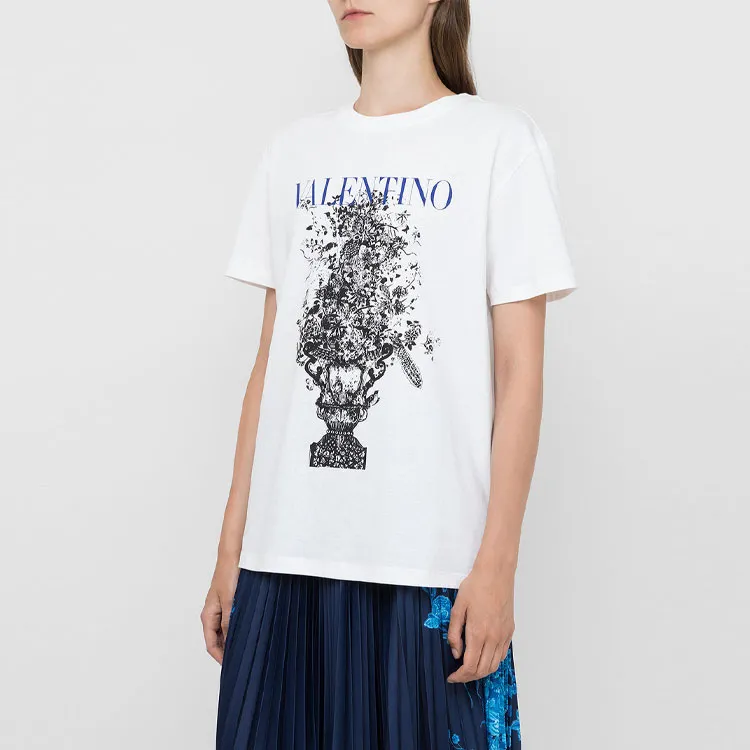 Valentino T Shirts Women's White-4