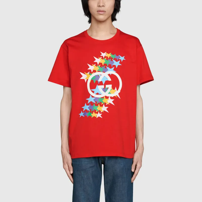 GUCCI SS21 T Shirt Men's Bright Red-3