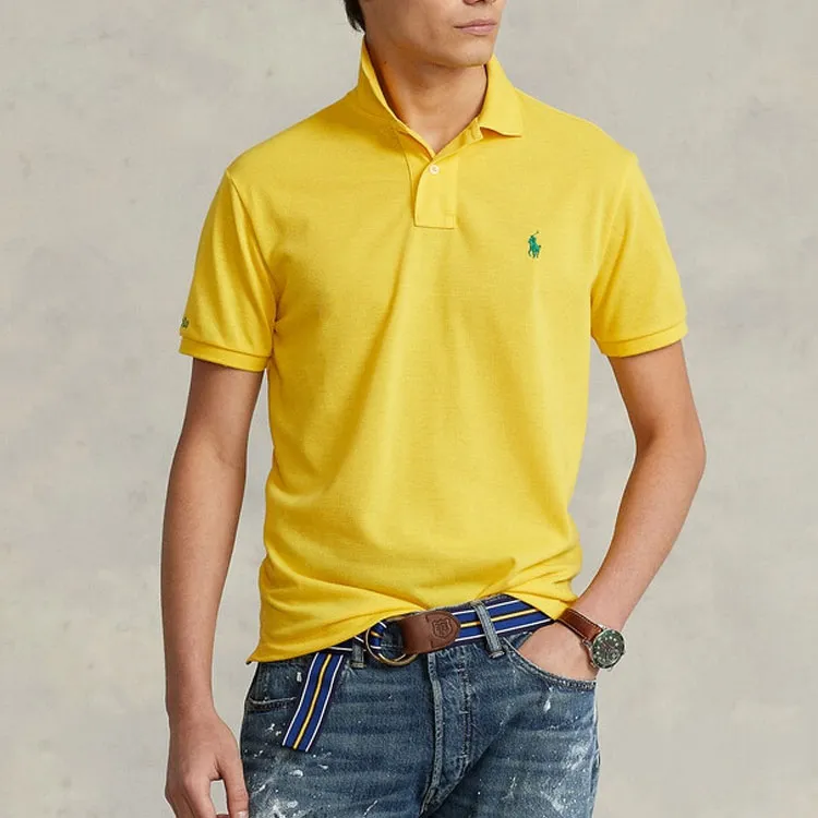 Polo Ralph Lauren Polo Shirts Men Yellow-2
