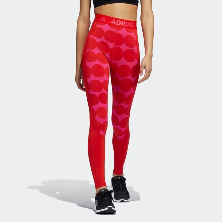 Adidas x MARIMEKKO Athletic Trousers Women's Red-2