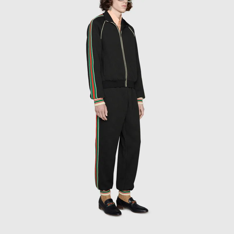 GUCCI Gg Jacquard Jersey Jogging Pant-3