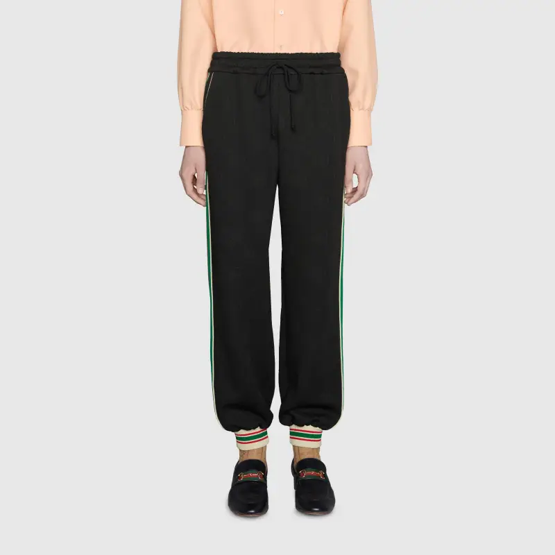 GUCCI Gg Jacquard Jersey Jogging Pant-4