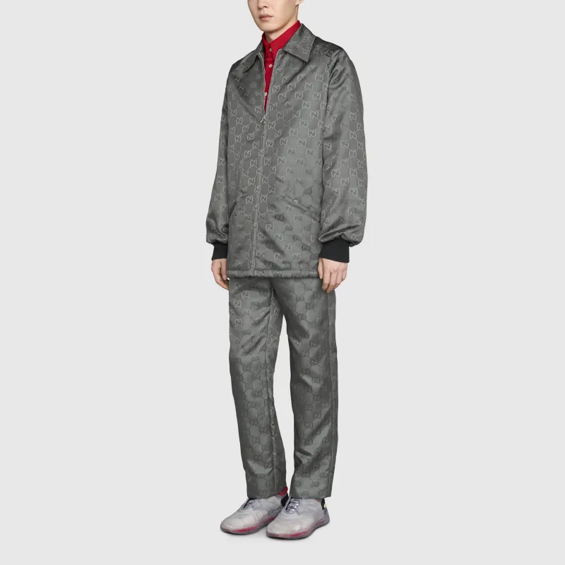 GUCCI Monogram pattern Track Pants-2