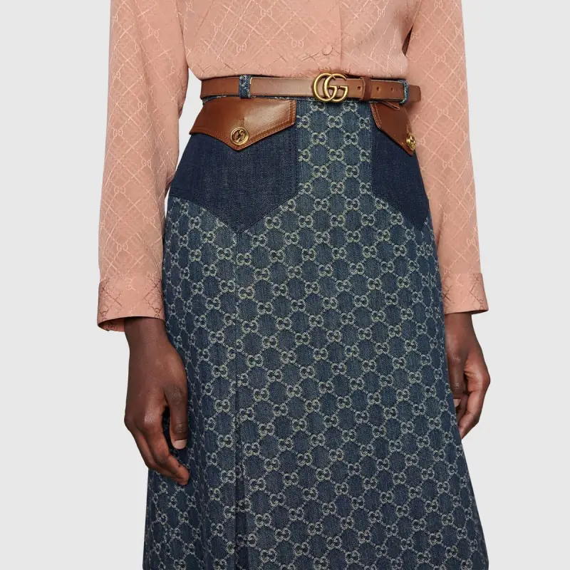GUCCI Gg Marmont Wide Belt-2