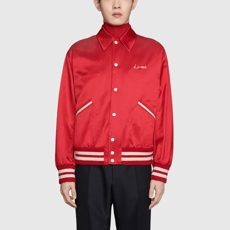 GUCCI Jackets Men Red-2