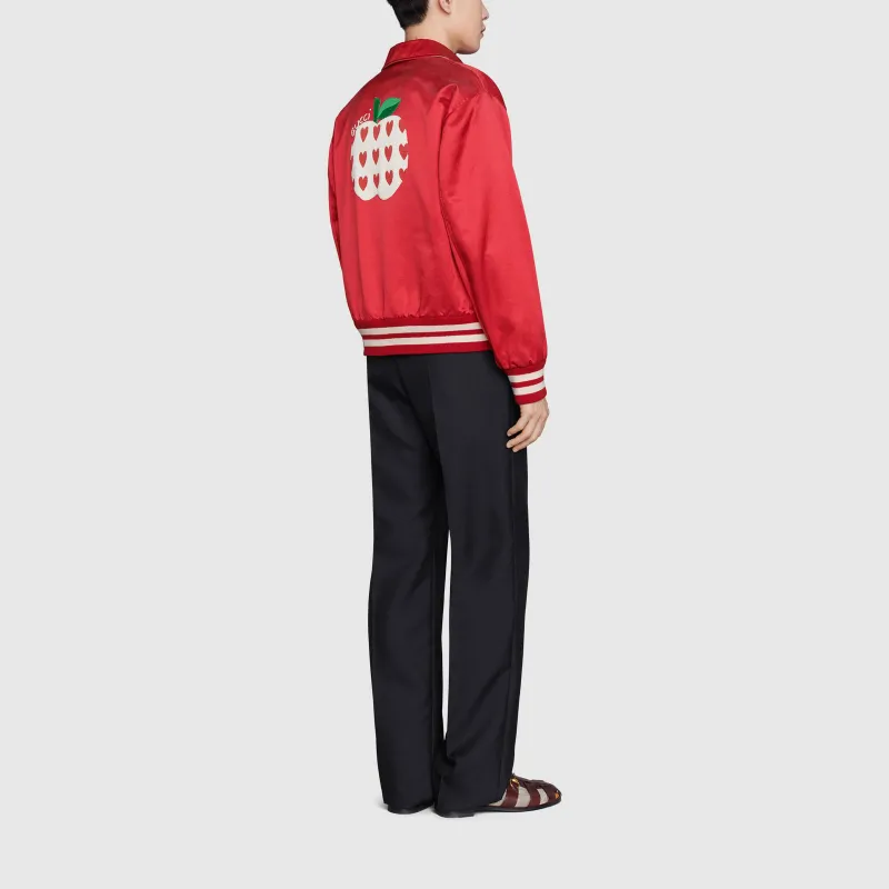 GUCCI Jackets Men Red-5